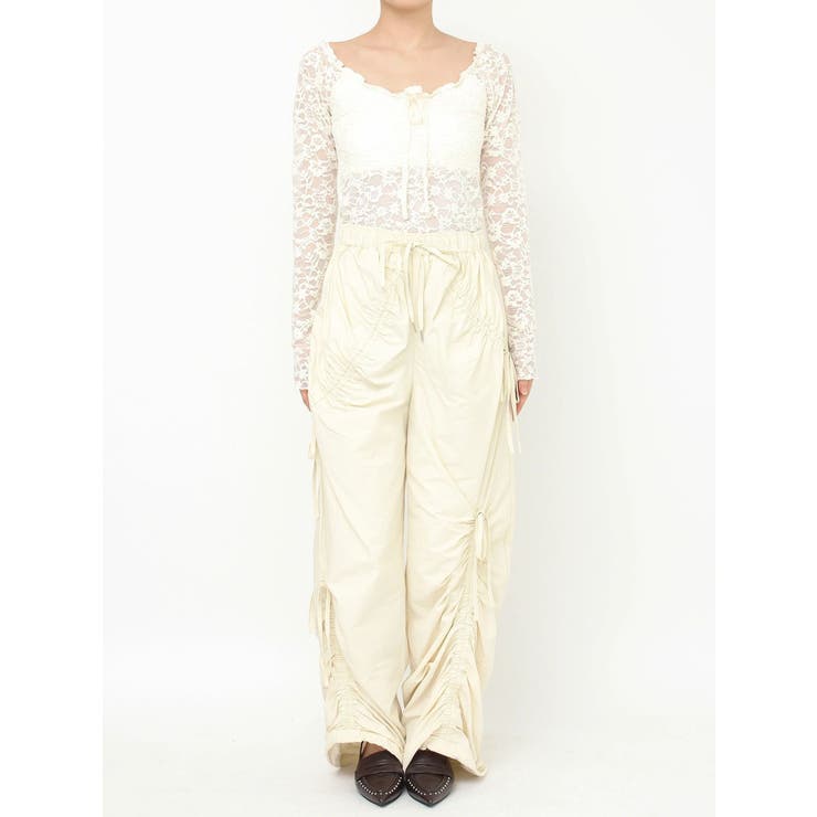 ギャザードロストパンツ | CALNAMUR | 詳細画像30 