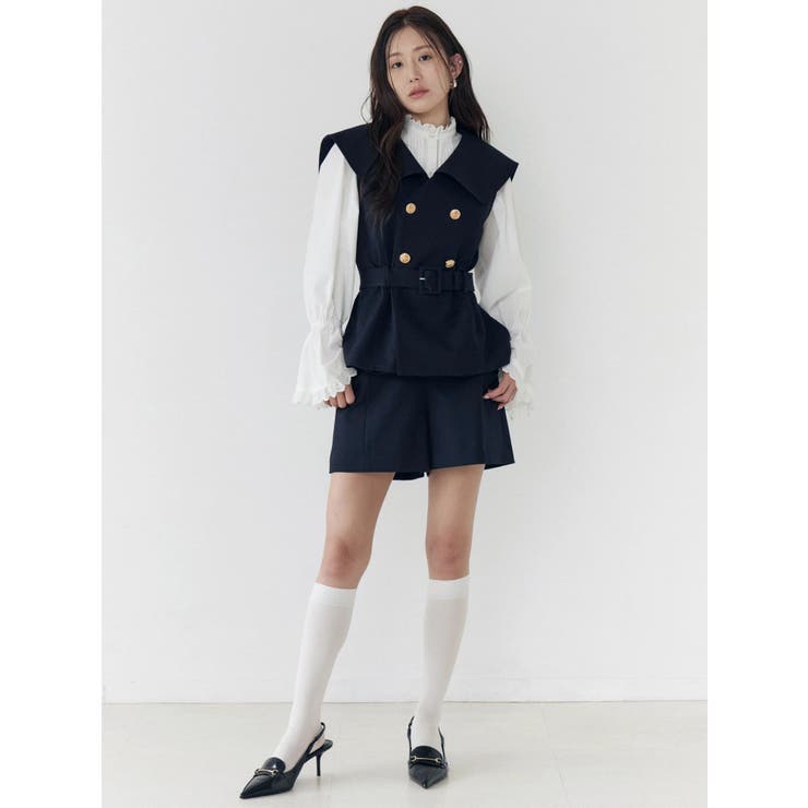 セーラーボタンショートパンツ | CALNAMUR | 詳細画像11 