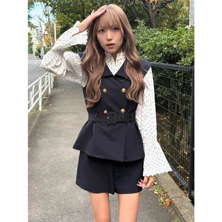 セーラーボタンショートパンツ | CALNAMUR | 詳細画像12 