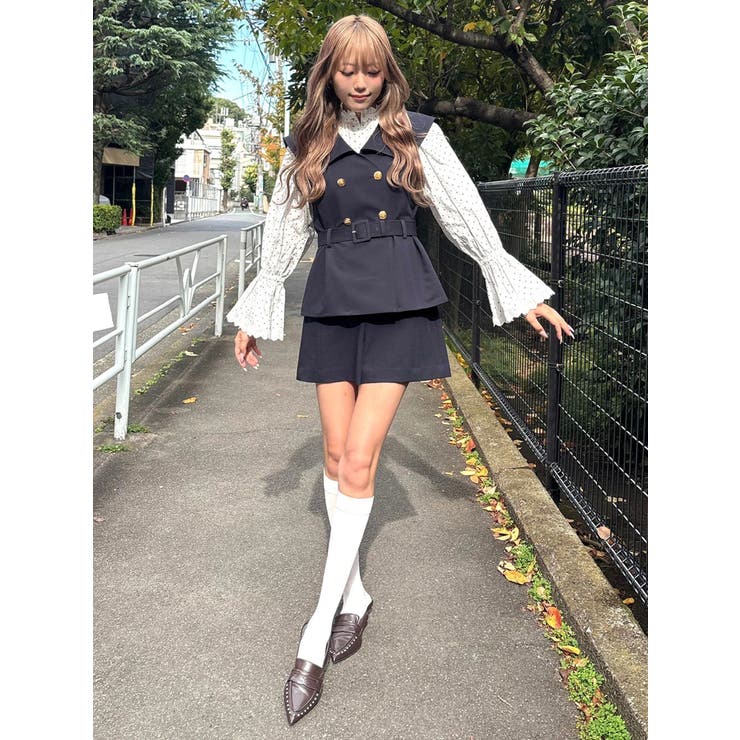 セーラーボタンショートパンツ | CALNAMUR | 詳細画像15 