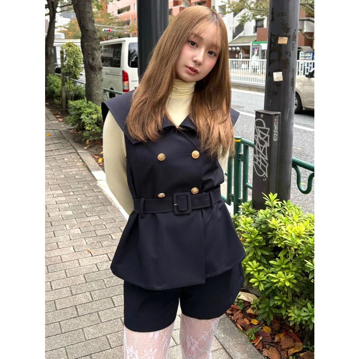 セーラーボタンショートパンツ | CALNAMUR | 詳細画像16 