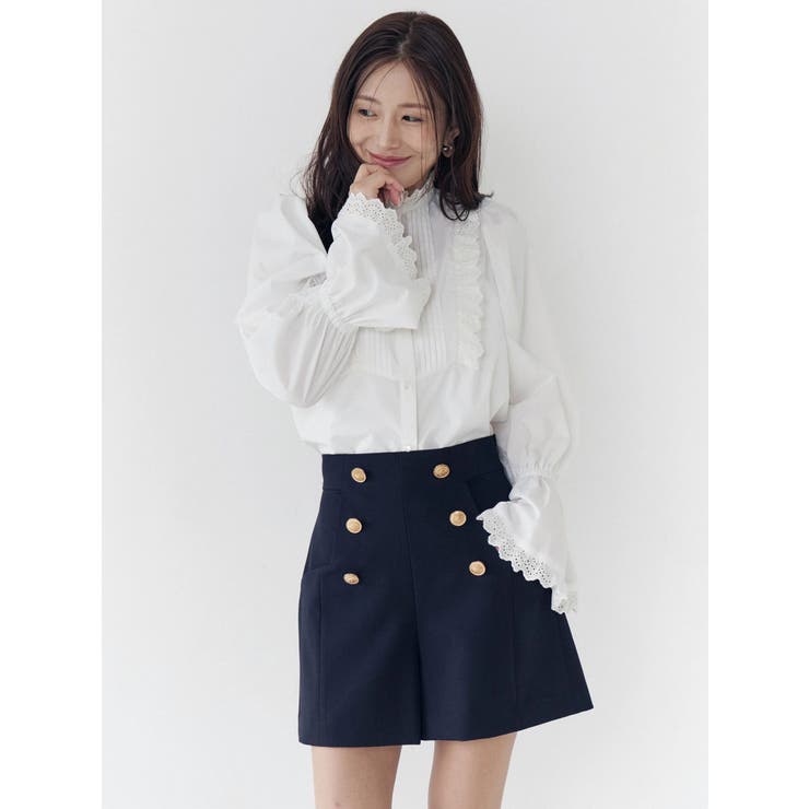 セーラーボタンショートパンツ | CALNAMUR | 詳細画像5 