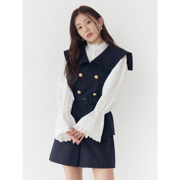 セーラーボタンショートパンツ | CALNAMUR | 詳細画像7 