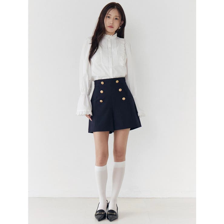 セーラーボタンショートパンツ | CALNAMUR | 詳細画像9 