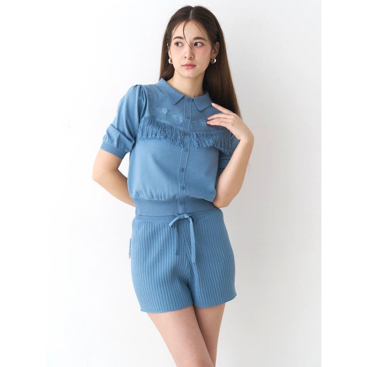 ウエスタンディティールニットトップス | CALNAMUR | 詳細画像13 