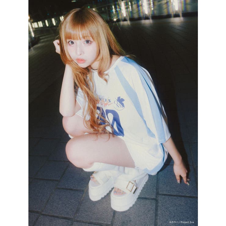 【新世紀エヴァンゲリオンコラボ】レイ アスカ ユニフォームTシャツ | CALNAMUR | 詳細画像3 