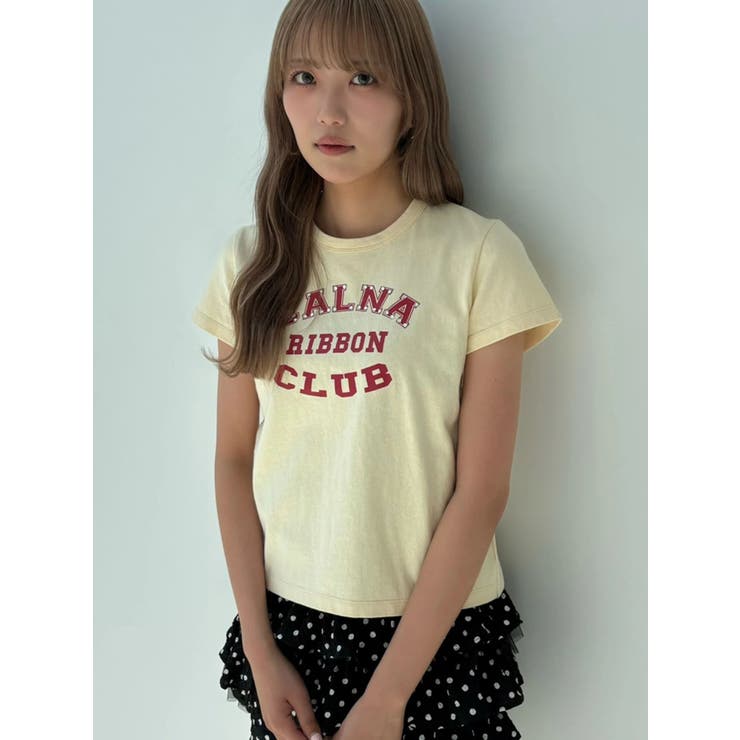 イエロー | リボンクラブTシャツ | CALNAMUR