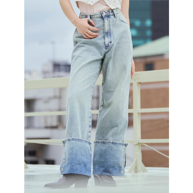 アイスブルー | 【Wrangler】デニムパンツ | CALNAMUR