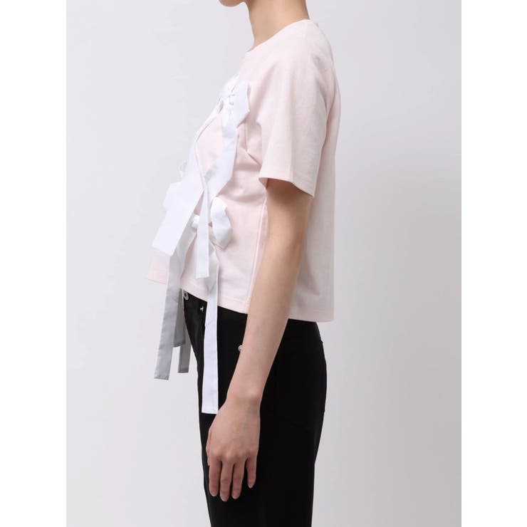 バイカラー3ＤリボンＴシャツ | CALNAMUR | 詳細画像23 