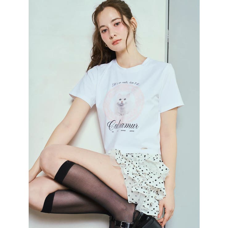 オフホワイト | CAT Tシャツ | CALNAMUR