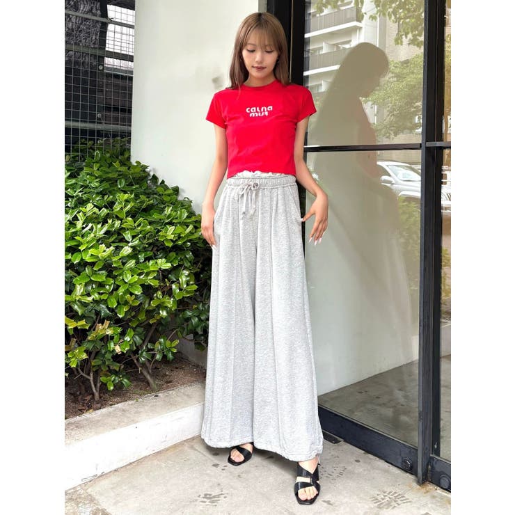 ビジューロゴコンパクトTシャツ | CALNAMUR | 詳細画像24 