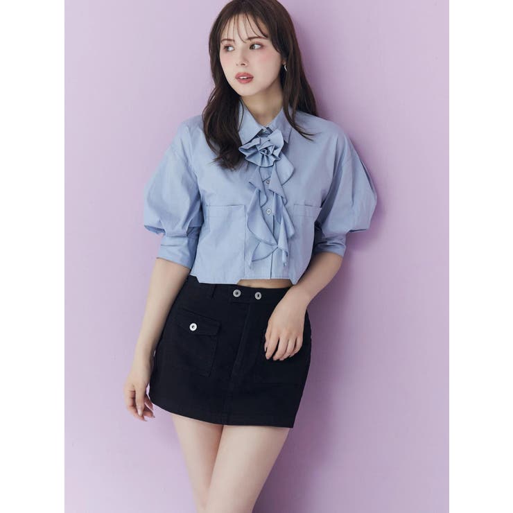 ローズコサージュ2WAYブラウス | CALNAMUR | 詳細画像4 