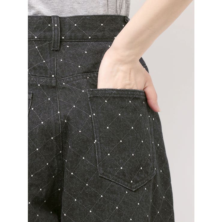 ダイヤステッチデニムパンツ | CALNAMUR | 詳細画像18 