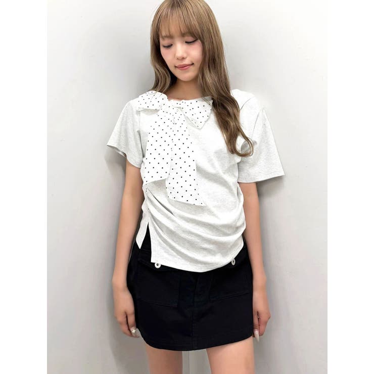 リボン付きTシャツ | CALNAMUR | 詳細画像26 