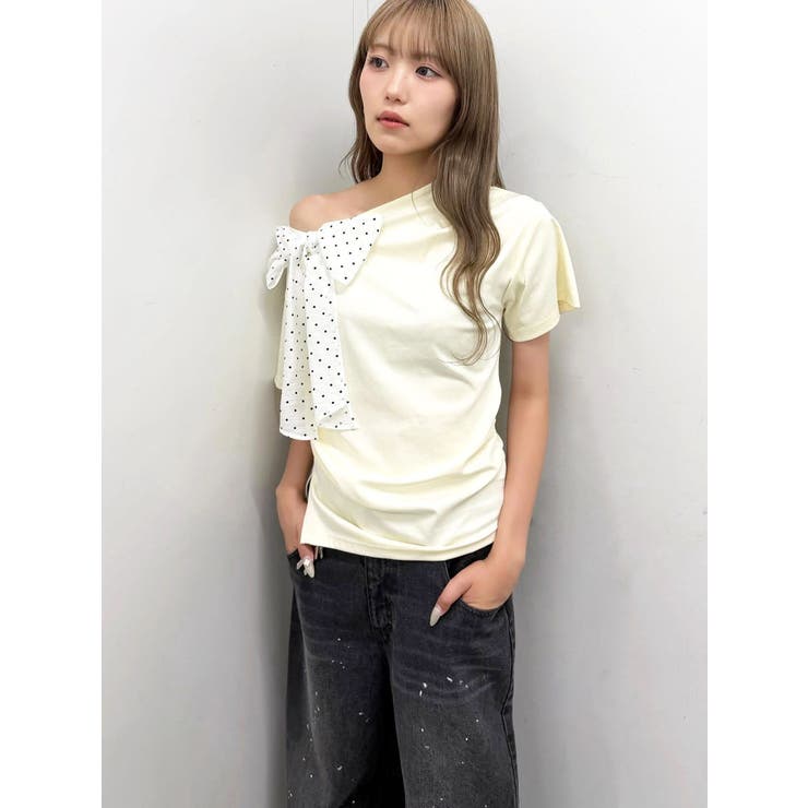 リボン付きTシャツ | CALNAMUR | 詳細画像29 