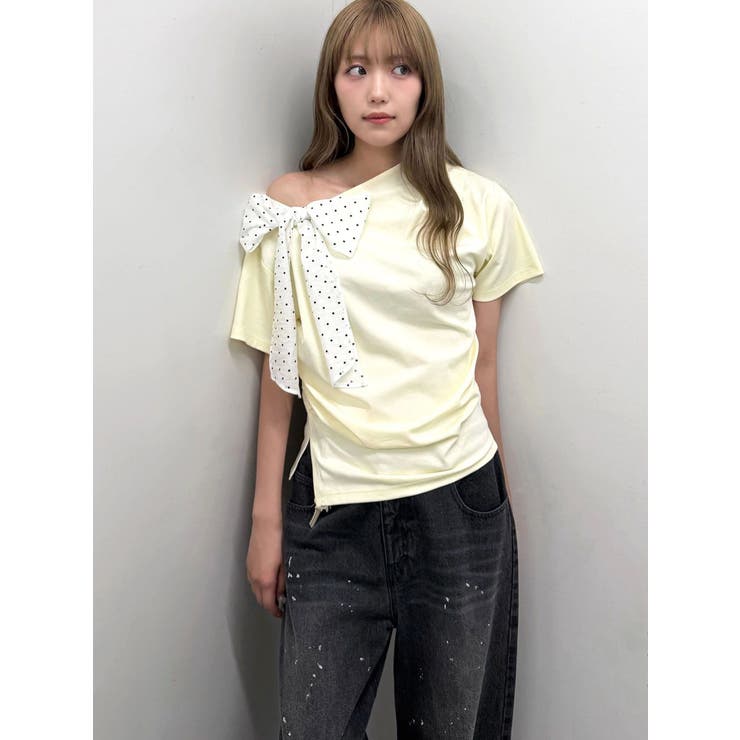 リボン付きTシャツ | CALNAMUR | 詳細画像30 