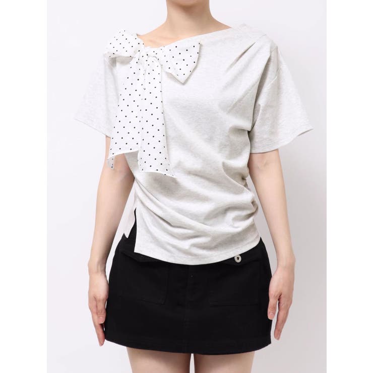 リボン付きTシャツ | CALNAMUR | 詳細画像37 