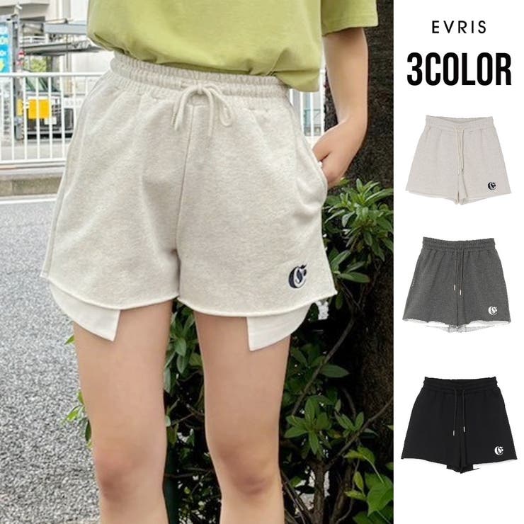 ルーズスウェットショートパンツ[品番：MKSW0058900]｜EVRIS（エブリス