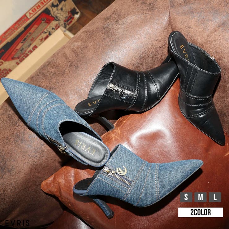 Eチャームポインテッドトゥミュール | EVRIS | 詳細画像1 