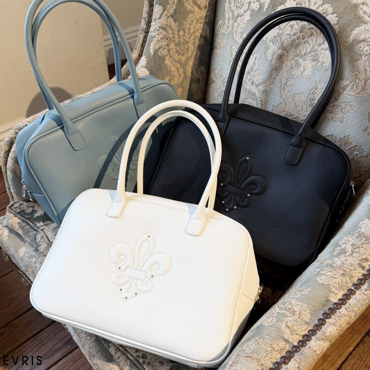 クロスモチーフボストンBAG 大容量 | EVRIS | 詳細画像1 