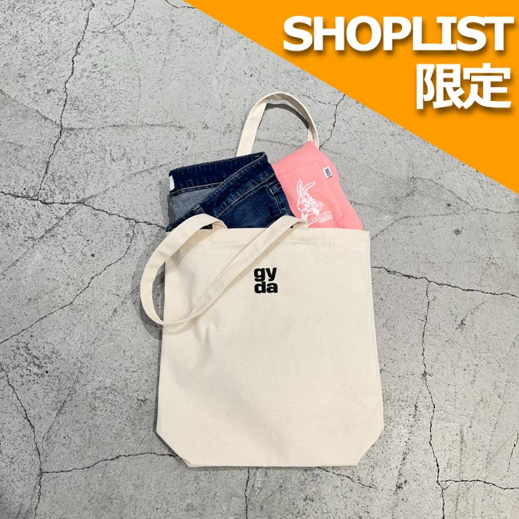 GYDA トートバッグ A4サイズ SHOPLIST限定】Square gyda トートバック(A4サイズ)[品番