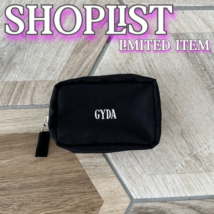 SHOPLIST限定】GYDA embroidery ミニポーチ[品番：MKSW0059256