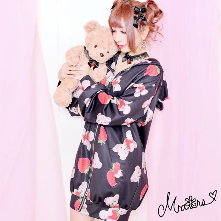 ♪いちごくまちゃんパーカー♪[品番：MASW0000735]｜MA＊RS（マーズ）のレディースファッション通販｜SHOPLIST（ショップリスト）