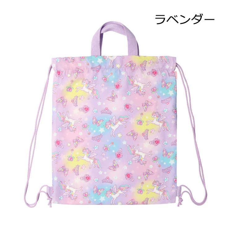 ユニコーン・恐竜・車・苺総柄ナップザック | こどもの森e-shop | 詳細画像2 