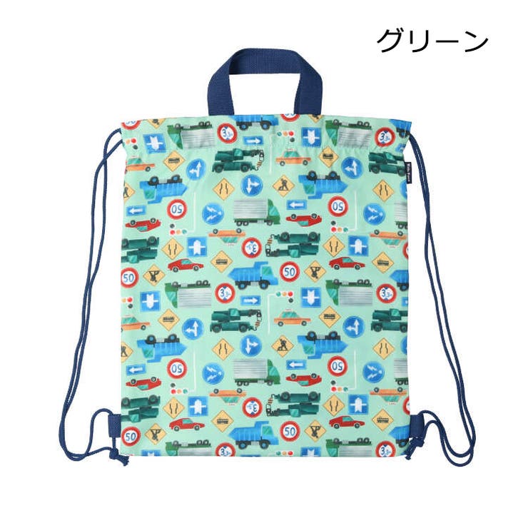 ユニコーン・恐竜・車・苺総柄ナップザック | こどもの森e-shop | 詳細画像5 