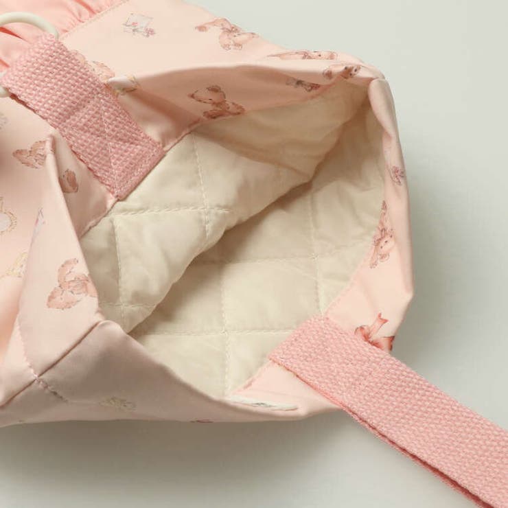 花・くま柄シューズケース・シューズバック・靴入れ  B13618 | こどもの森e-shop | 詳細画像5 