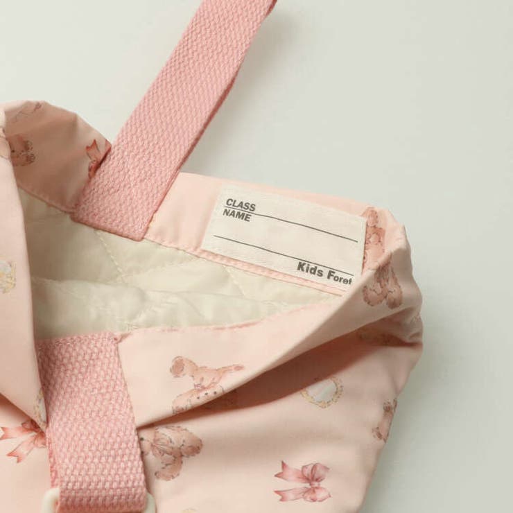 花・くま柄シューズケース・シューズバック・靴入れ  B13618 | こどもの森e-shop | 詳細画像6 