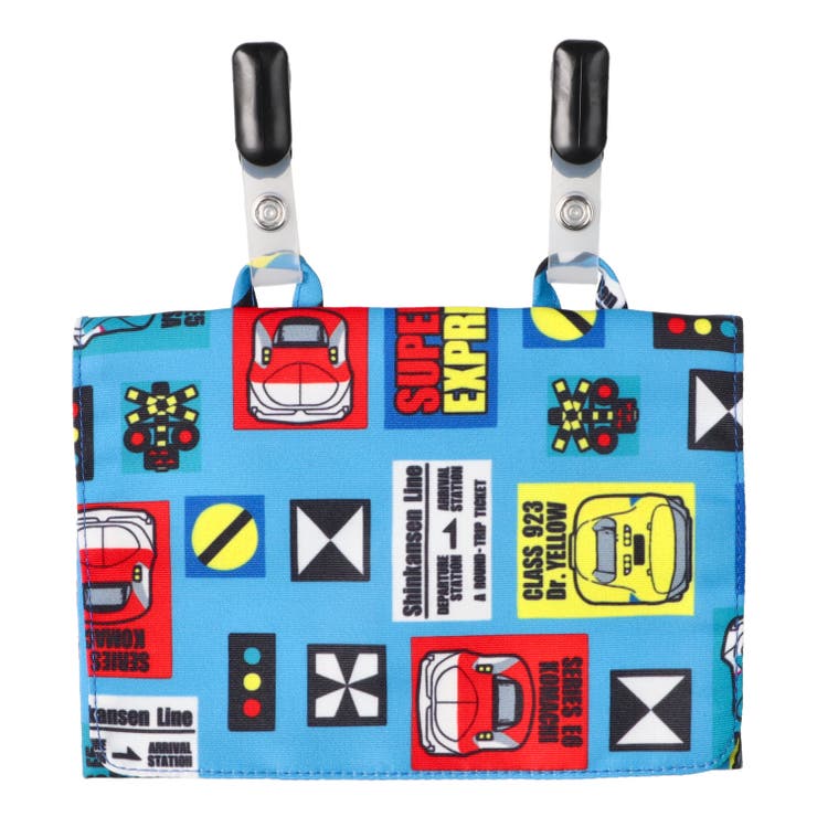 ＪＲ新幹線電車柄移動ポケット・付けポケット | こどもの森e-shop | 詳細画像3 