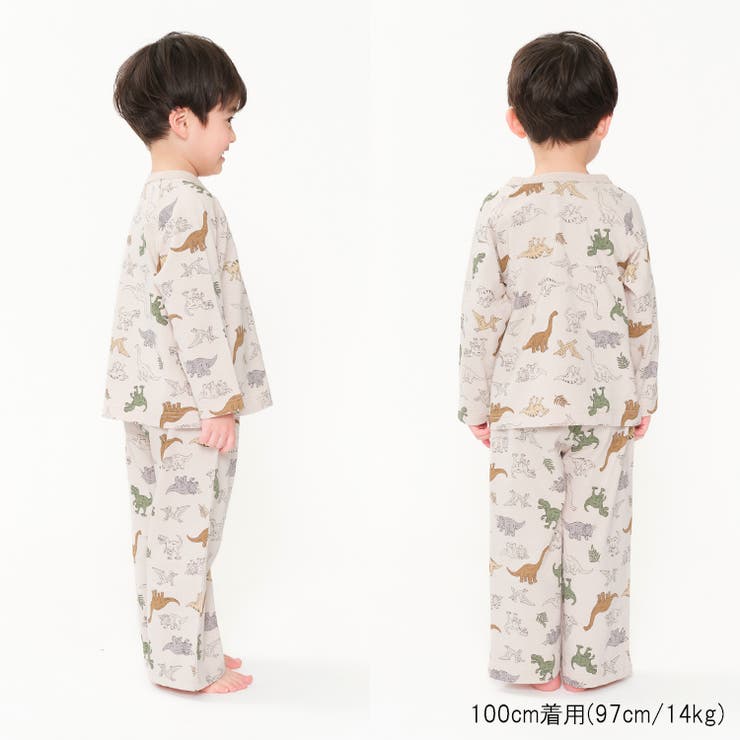 働く車・恐竜柄長袖パジャマ | こどもの森e-shop | 詳細画像13 