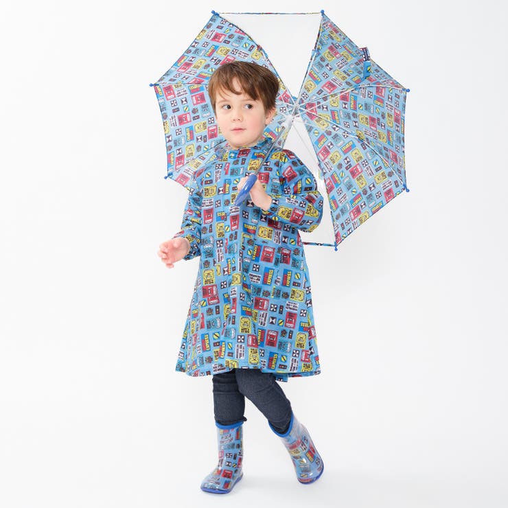 子供服KidsForet(キッズフォーレ)ＪＲ新幹線電車柄かさ・傘S～LB1589