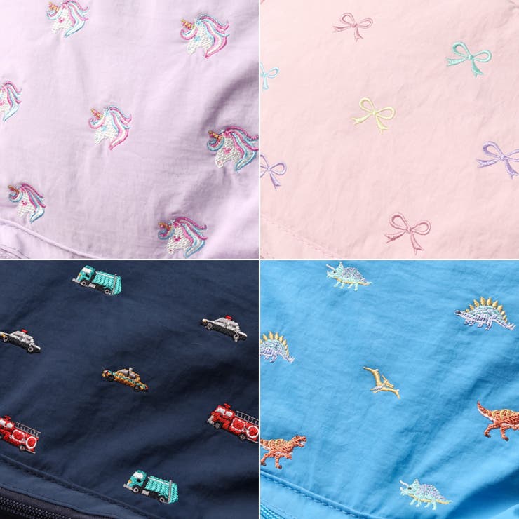 ユニコーン・リボン・働く車・恐竜刺繍リュック | こどもの森e-shop | 詳細画像9 
