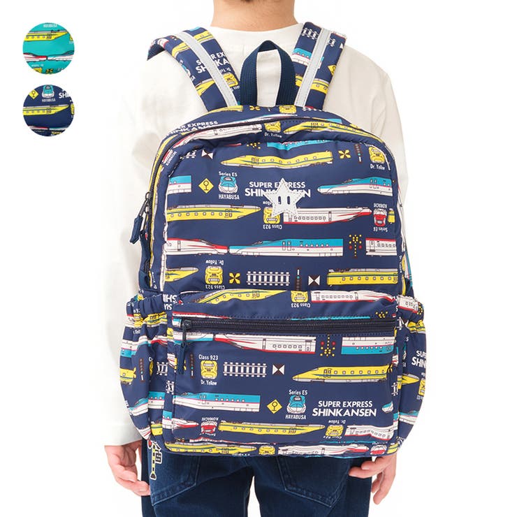 ＪＲ新幹線電車柄撥水リュック | こどもの森e-shop | 詳細画像1 