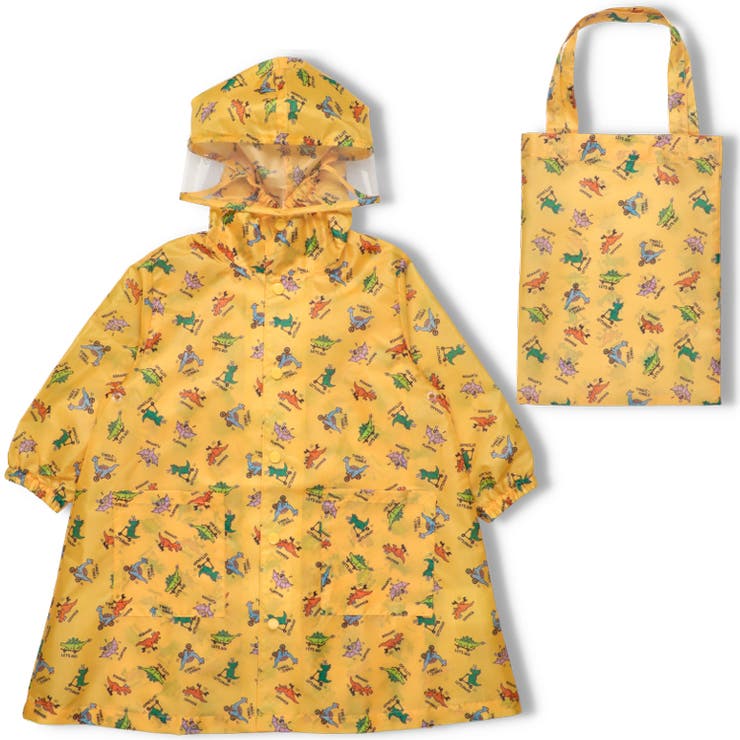 恐竜 | 総柄レインコート | こどもの森e-shop