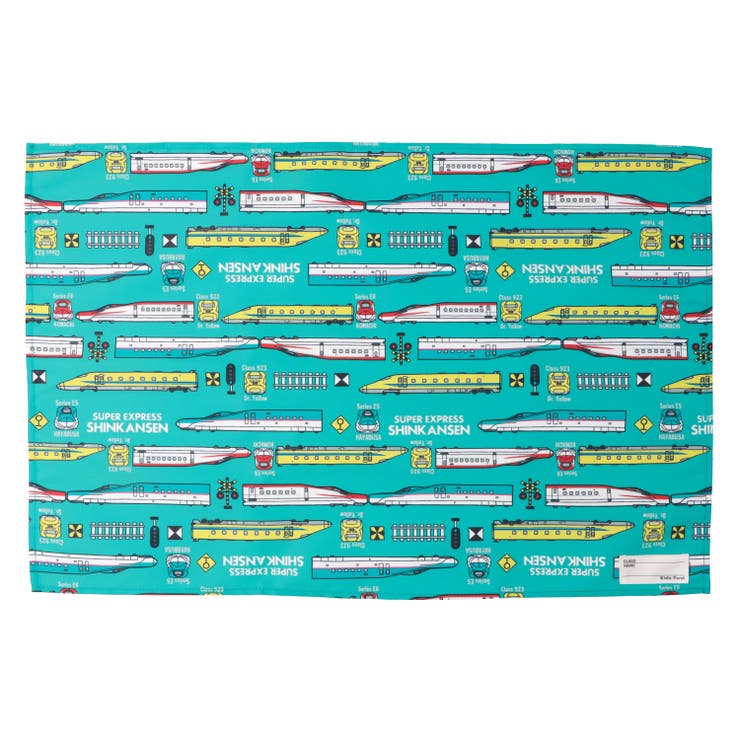 エメラルドグリーン | ＪＲ新幹線電車柄ランチクロス | こどもの森e-shop