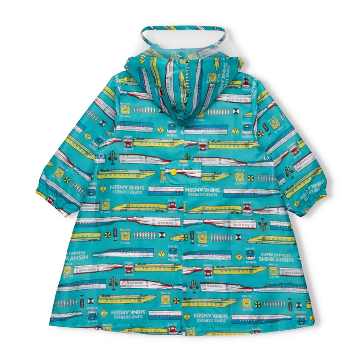 ＪＲ新幹線電車柄レインコート | こどもの森e-shop | 詳細画像2 
