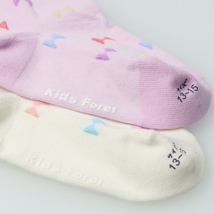 リボン柄クルーソックス・靴下 | こどもの森e-shop | 詳細画像5 