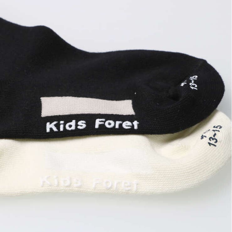 【子供服】KidsForet(キッズフォーレ)リボン付くまクルーソックス・靴下14cm～20cmB33311