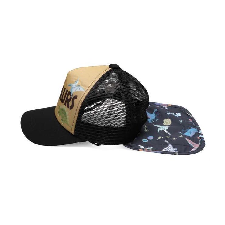 【子供服】KidsForet(キッズフォーレ)恐竜・働く車日よけ付メッシュキャップ・帽子52cm～56cmB33400