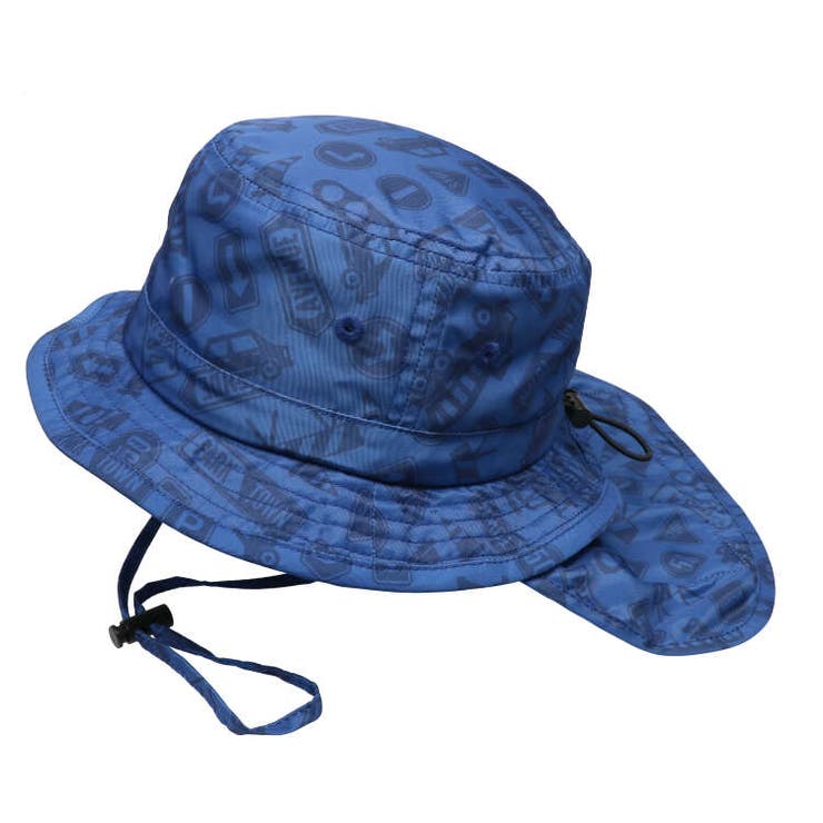 【子供服】KidsForet(キッズフォーレ)恐竜・車柄日よけ付撥水ハット帽子50cm～56cmB33404