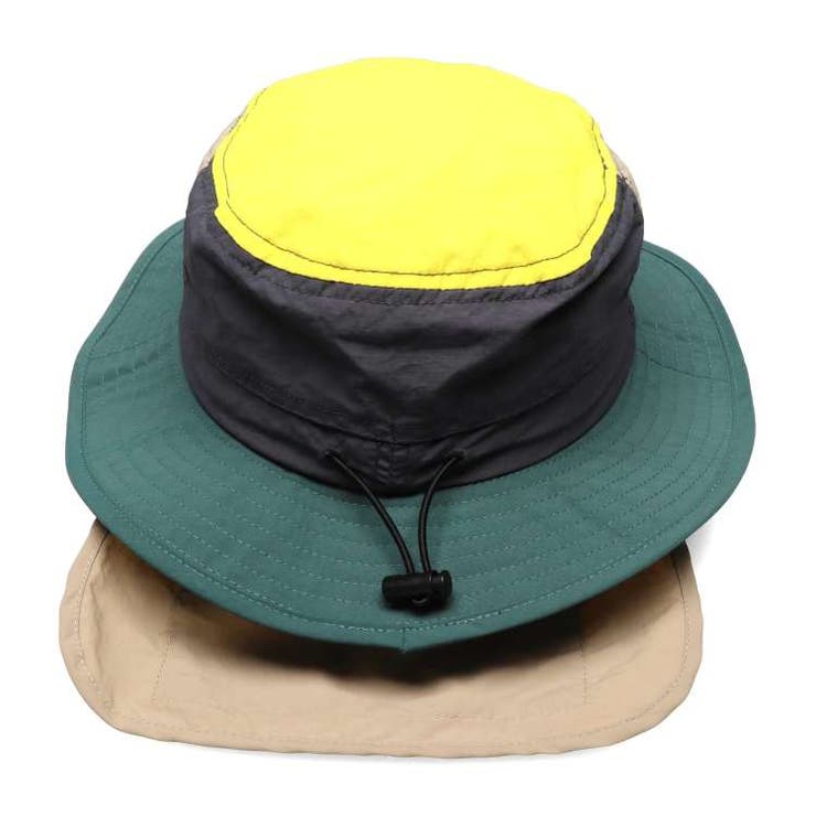 【子供服】KidsForet(キッズフォーレ)配色切替日よけ付撥水ハット・帽子50cm～56cmB33406