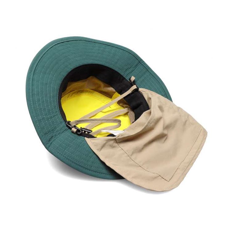 【子供服】KidsForet(キッズフォーレ)配色切替日よけ付撥水ハット・帽子50cm～56cmB33406
