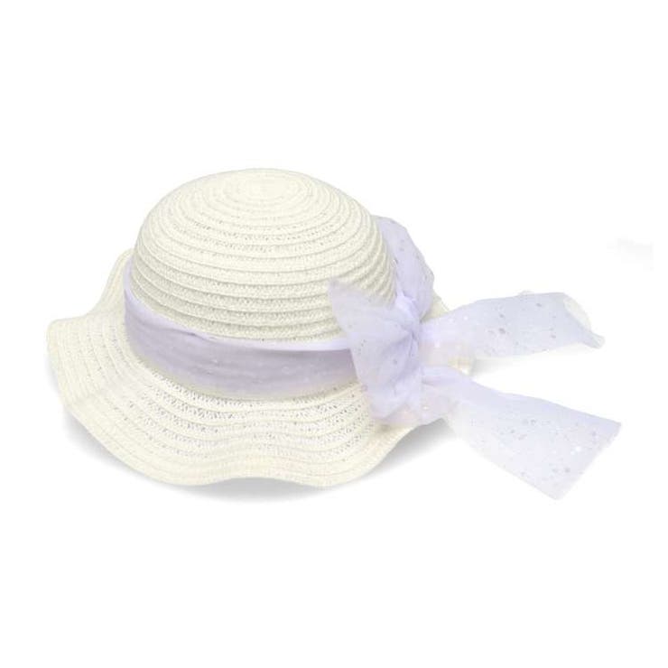 チュールリボン付洗えるたためるハット・帽子 50cm～56cm B33409 | こどもの森e-shop | 詳細画像6 