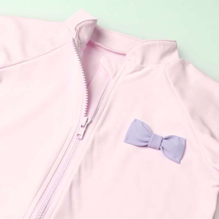 リボン付き長袖ラッシュガード・水着 90cm～130cm B33826 | こどもの森e-shop | 詳細画像5 