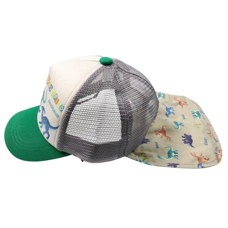 子供服KidsForet(キッズフォーレ)恐竜メッシュキャップ・帽子52cm～56cmB3540