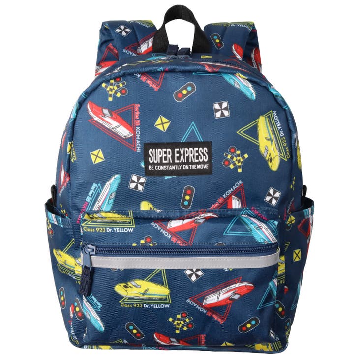 ＪＲ新幹線電車総柄撥水加工リュック M，L | こどもの森e-shop | 詳細画像4 