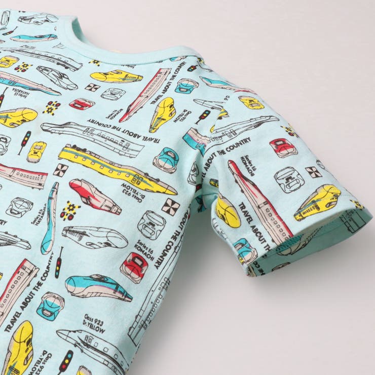 ＪＲ新幹線電車総柄半袖パジャマ | こどもの森e-shop | 詳細画像6 